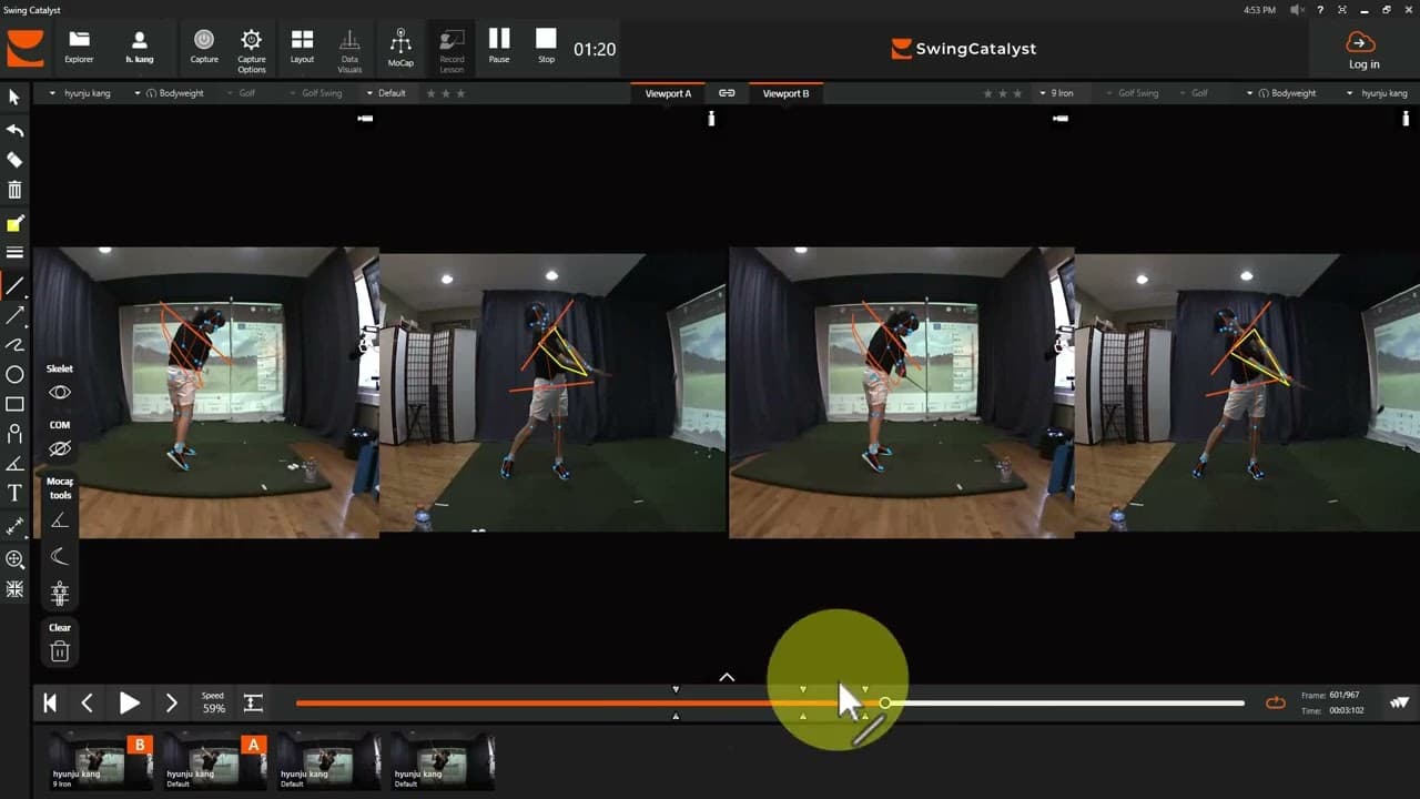 Golf swing analysis video 3